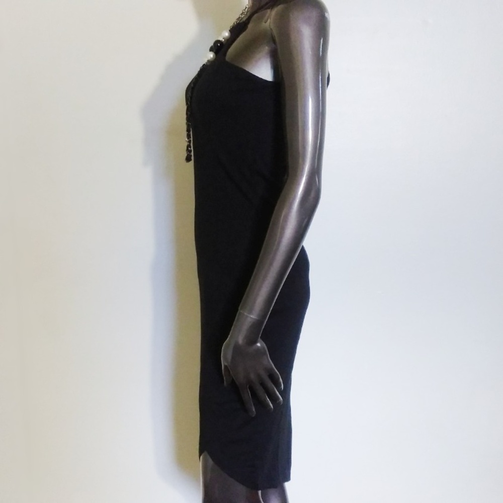 Express Cut In Cami Dress [Black] - Picture 3 of 6